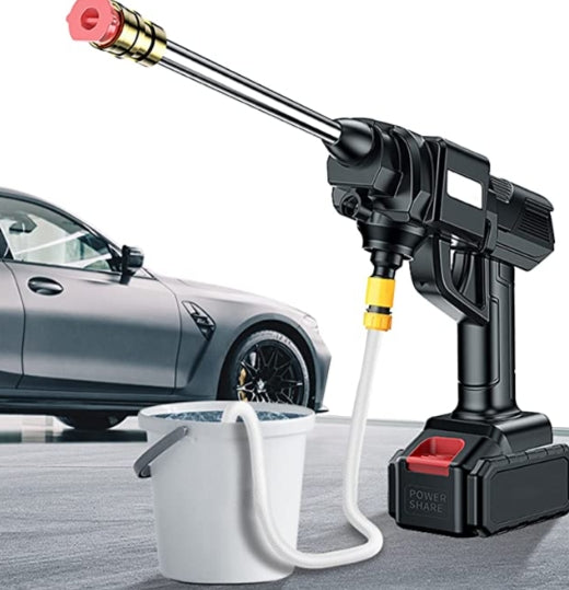 Battery washing gun